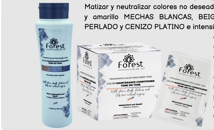 Tratamiento Tono sobreTono ForestColor10® 